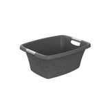 Rotho Blumen Wäschekorb 25l Cool Grey