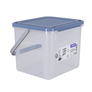 Rotho Waschpulverbox 4,5l Horizontblau transparent