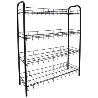 Metaltex Schuhrock 4 Racks 64x23x80,5 cm Schwarz