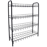 Metaltex Schuhrock 4 Racks 64x23x80,5 cm Schwarz
