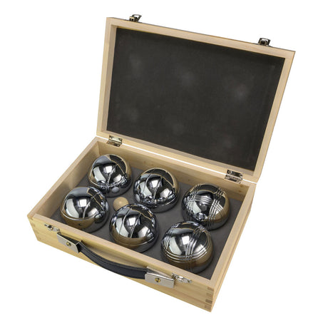 Selecta Luxus Jeu de Boules in Holzkist spielt