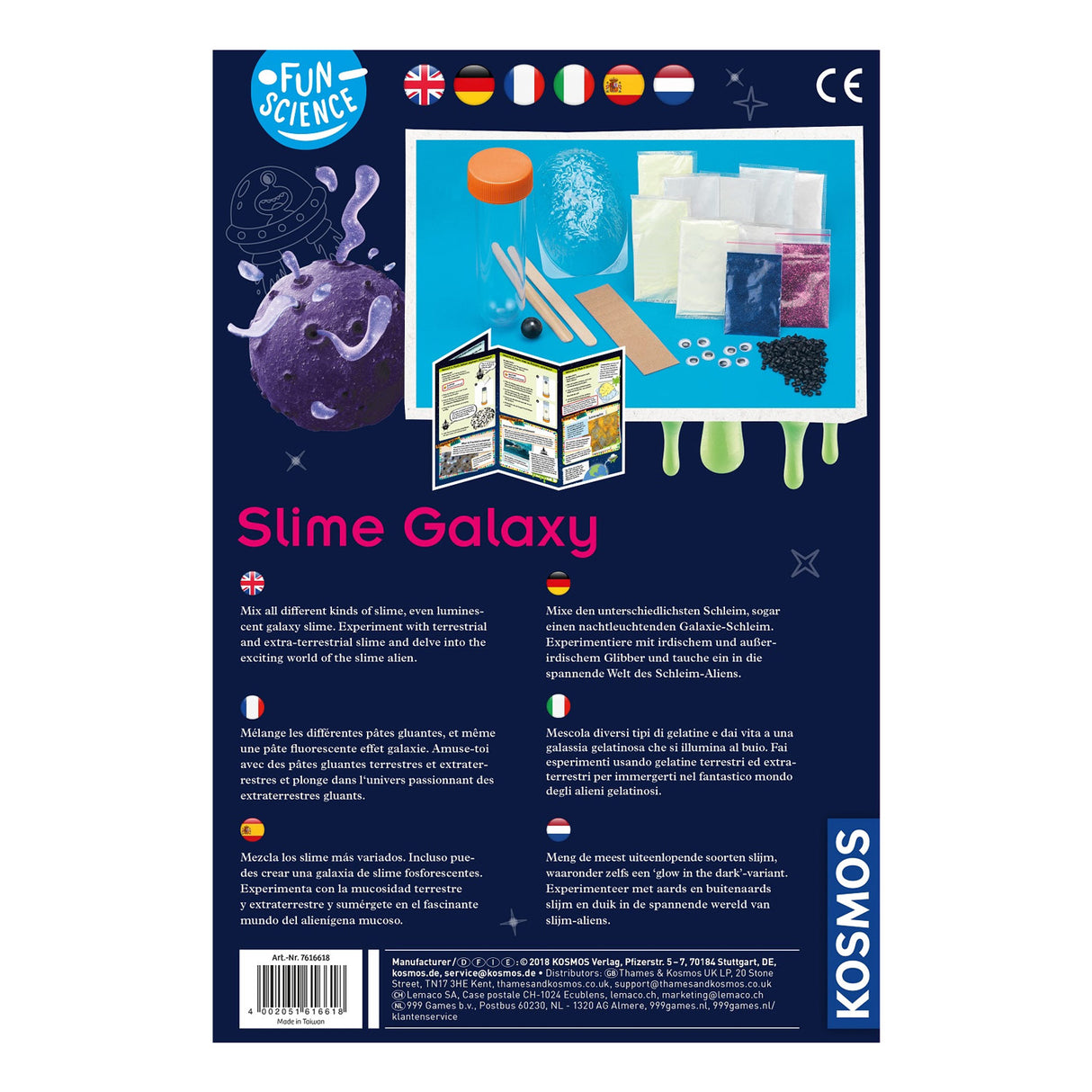 Kosmos-Experiment mit außerirdischem Schleim