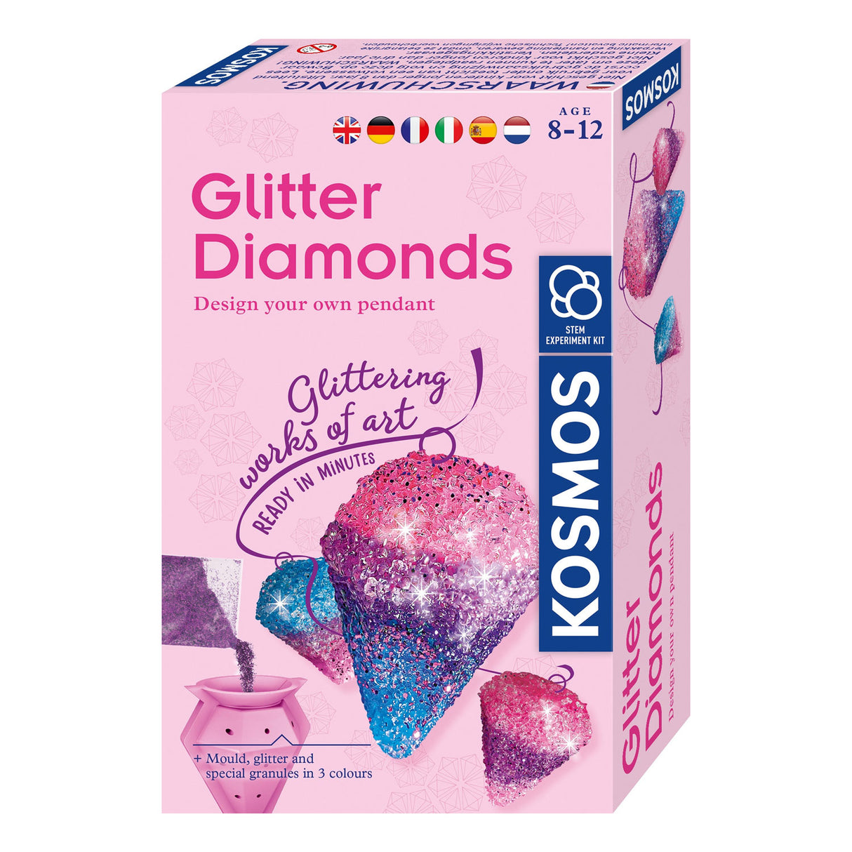 Make cosmos glitter diamonds