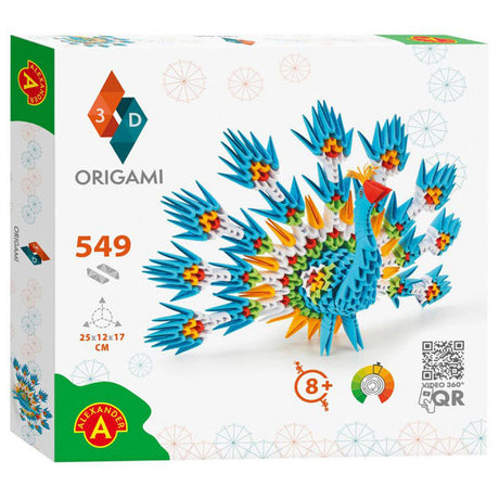 Alexander Toys Origami 3D - Pfau, 549 Stück.