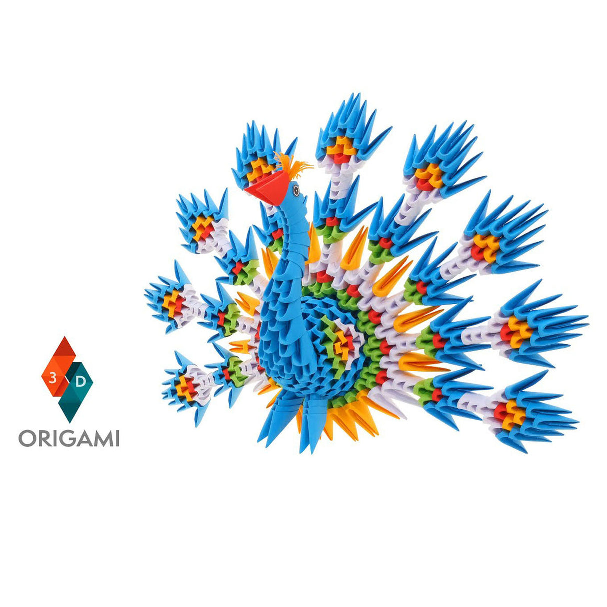 Alexander Toys Origami 3D - Pfau, 549 Stück.