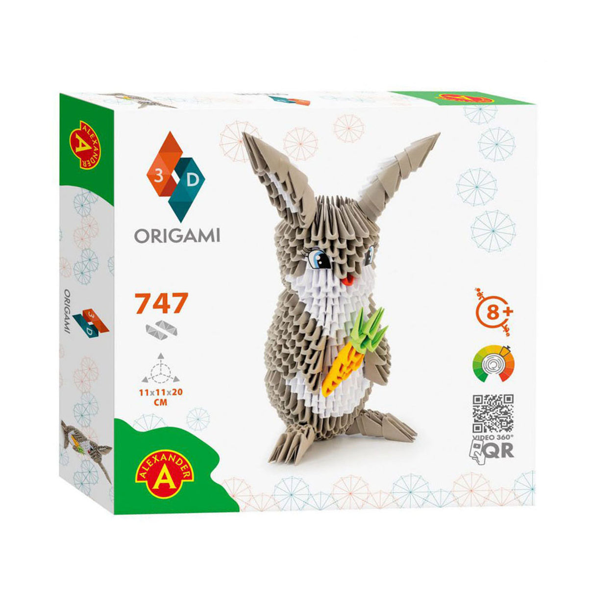 Selecta Origami 3D rabbit, 747dlg.