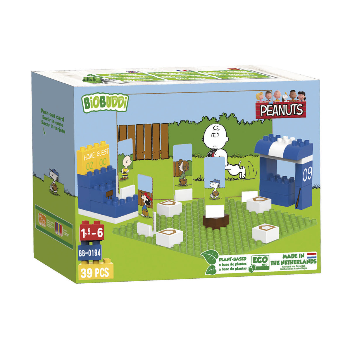 Biobuddi Snoopy - Baseball - 39-tlg.