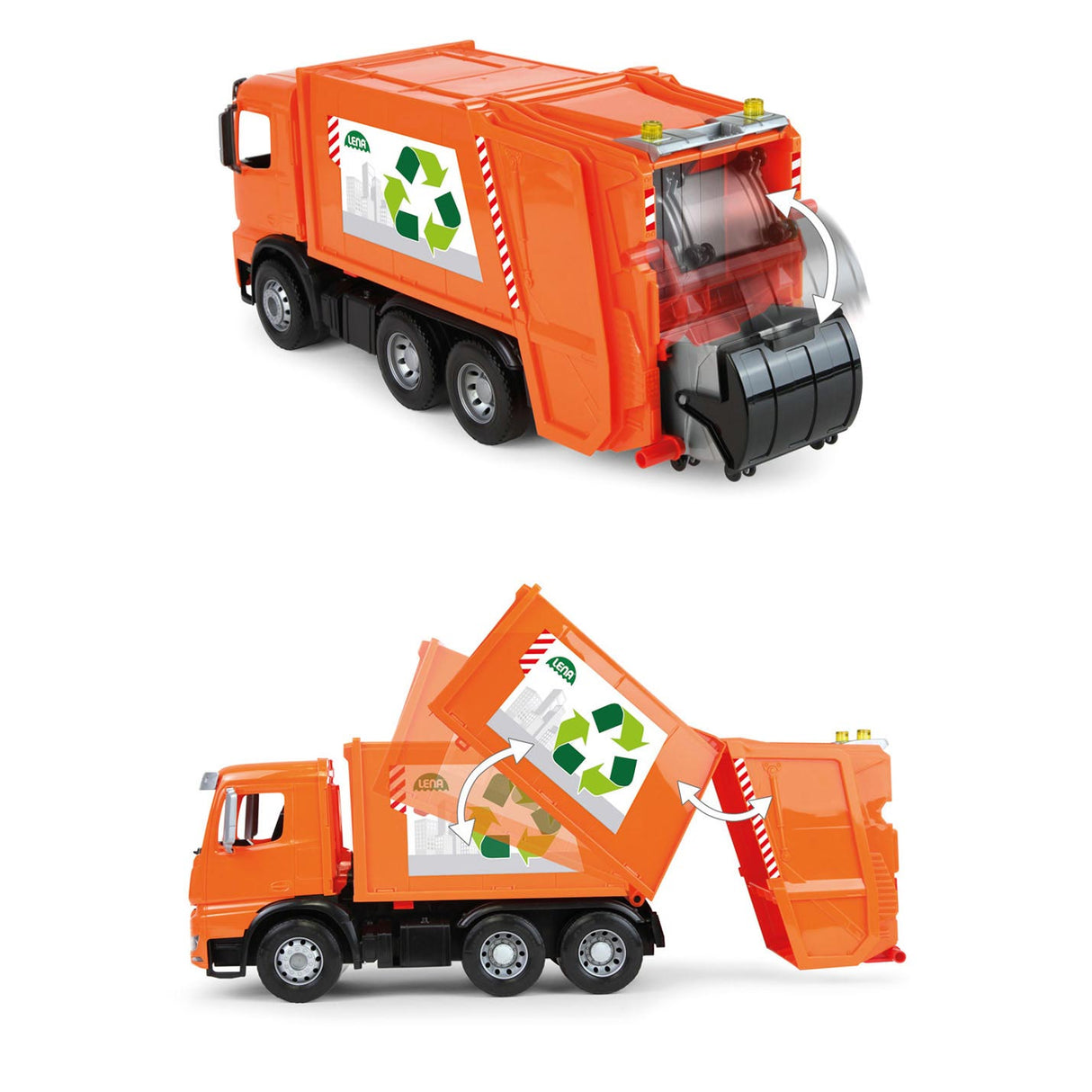 Selecta Worxx Müllwagen Mercedes-Benz Arocs, 52 cm