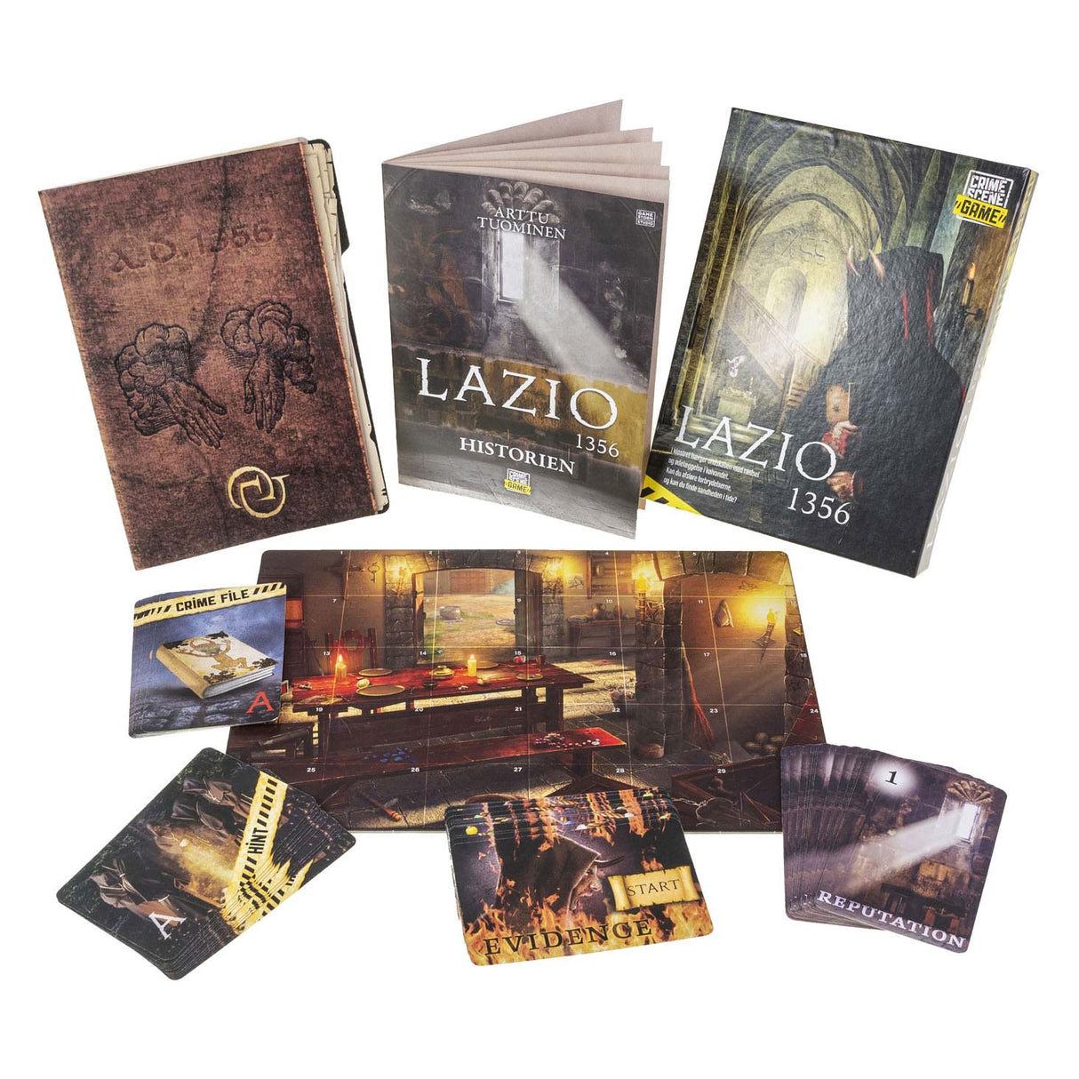 Tactic Crime Scene Lazio 1356 und Brettspiel