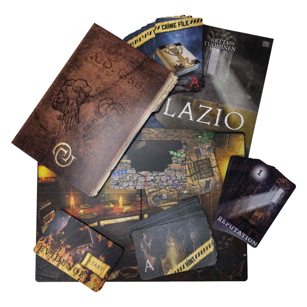 Tactic Crime Scene Lazio 1356 Nl board game