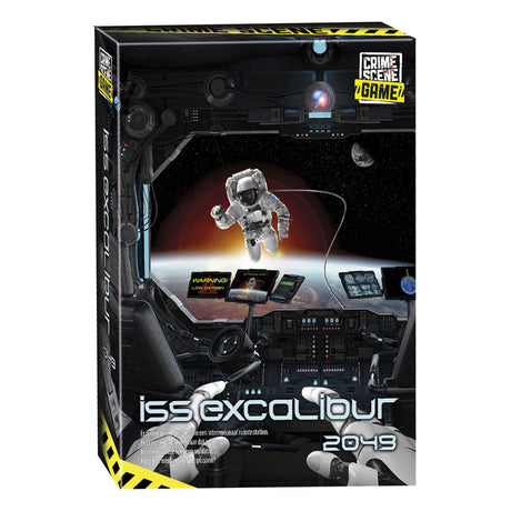 Tactic Crime Scene Iss Excalibur 2049 – Brettspiel – Krimispiel – Futuristisches Mysterium im Weltraum – Eingehende Untersuchung und Schlussfolgerung – Crime Scene Series – Game Storm Studio – 1 oder mehr Spieler – ab 18 Jahren