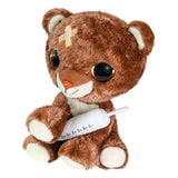 Lumo Stars Kuscheltier Gute Besserung – Braunbär mit Spritze, 15cm