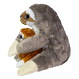 Lumo Stars Hug Grys Sloth Caramel and Coffee, 24 cm