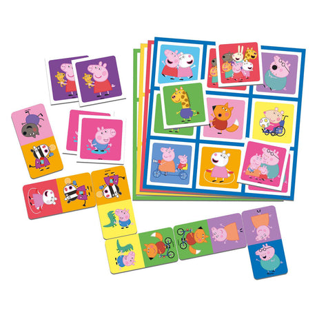 Selecta Peppa Pig 3n1 Memo Lotto Domino