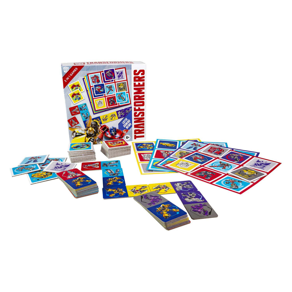 Tactic Transformers 3in1 Memo-Lotto-Domino
