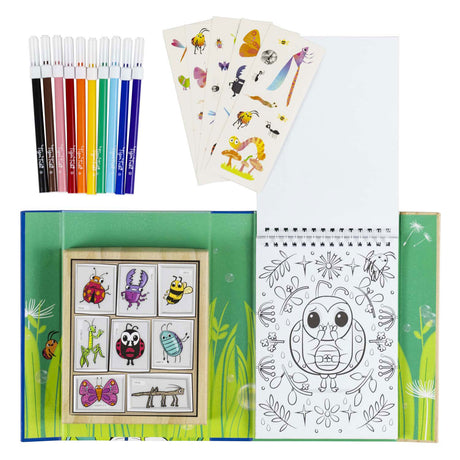 Tigerstamm-Malset, Gartenkreaturen, Malspaß für Kinder – kreatives Set.