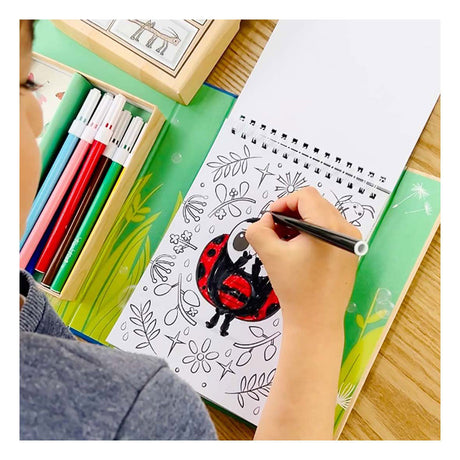 Tigerstamm-Malset, Gartenkreaturen, Malspaß für Kinder – kreatives Set.