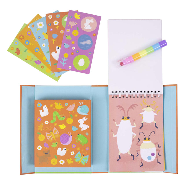 Tiger Tribe Wachsmalstift Farbset Buntstift Abenteuer Garten -