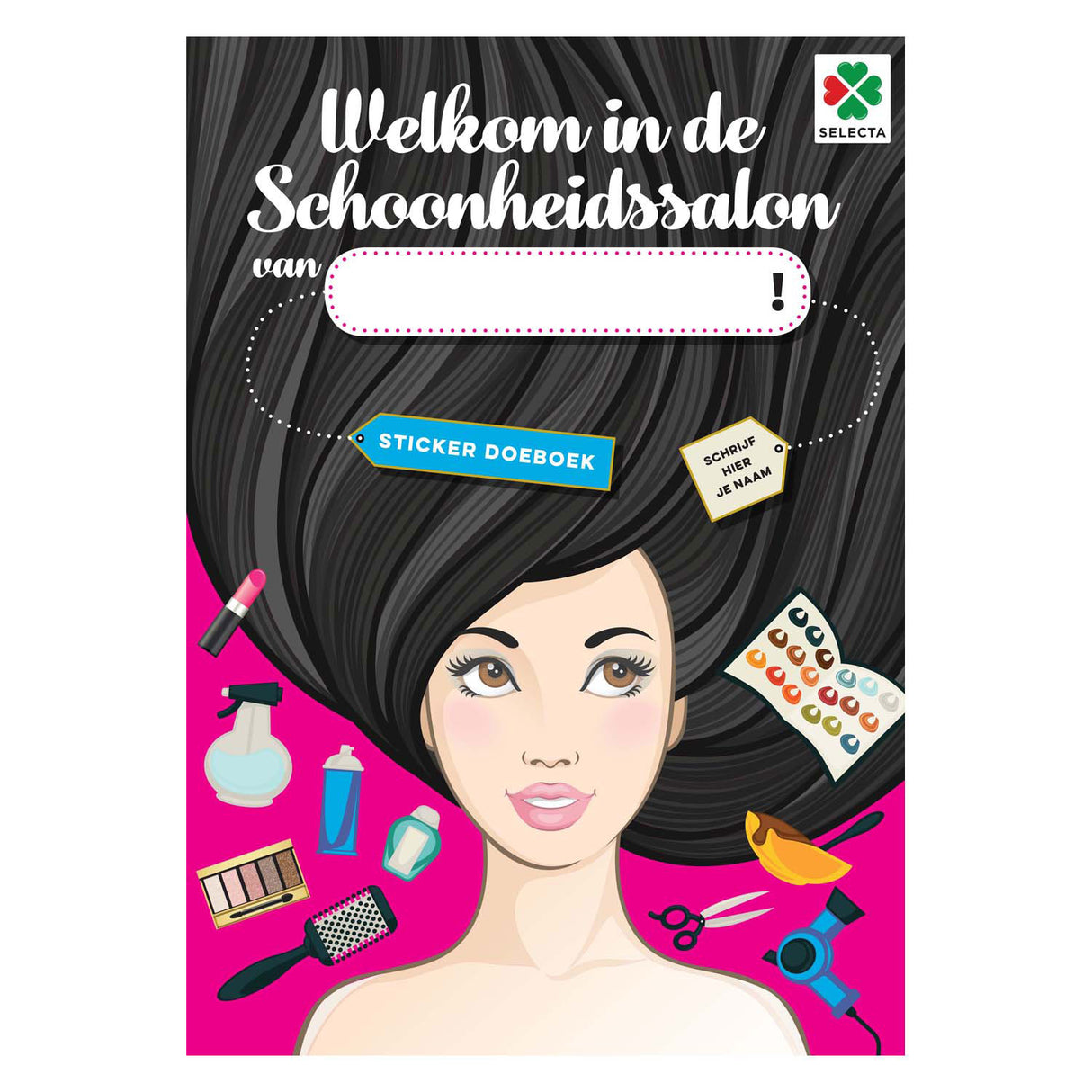 Willkommen in meinem Beauty-Salon-Stickerbuch