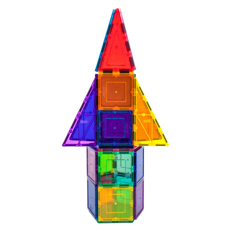 Selecta Picassotiles Raketenbooster – magnetische Bauplättchen, 32 Stück.