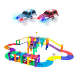 Selecta picassotiles Rennstrecke – magnetische Bauplättchen, 50 Stk.