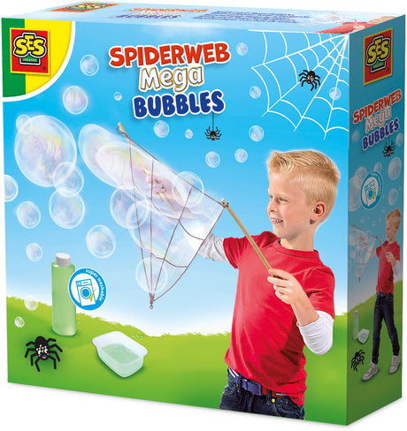 Ses kreatives Ses Spinnennetz Mega-Blasen