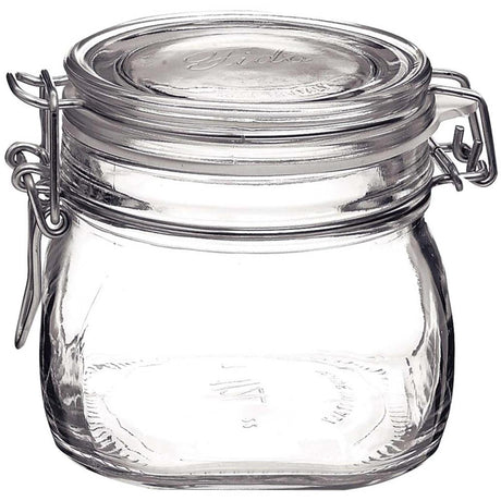 Rocco Bormioli Bormioli Einmachglas Einmachglas quadratisch 0,5 l Fido 6er Pack