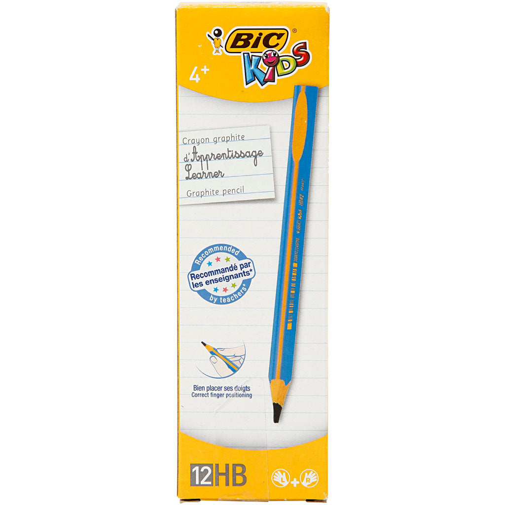 Bic-Bleistifte, L: 14 cm, Stärke 10 mm, Mine 4 mm, 12 Stück 1 Box