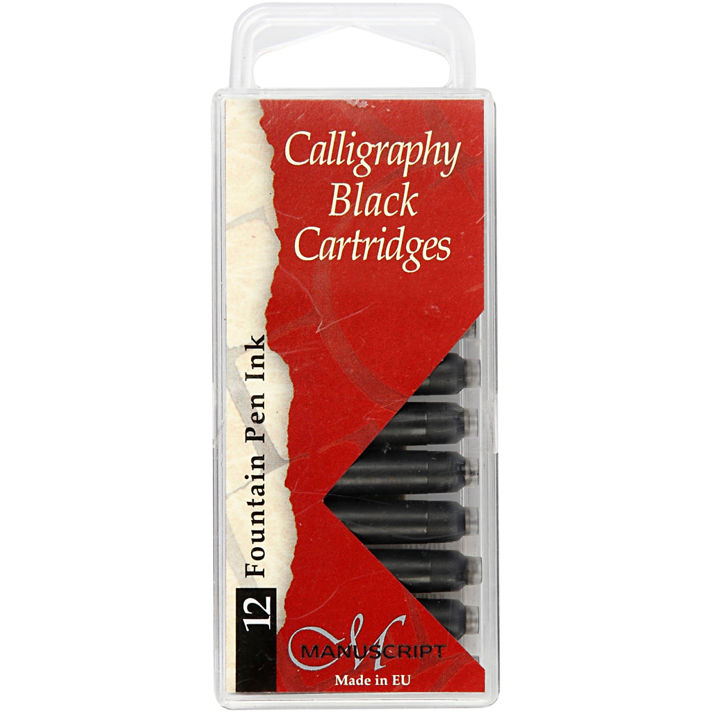 Creativ Company Calligraphy Fillings Black, 12st.