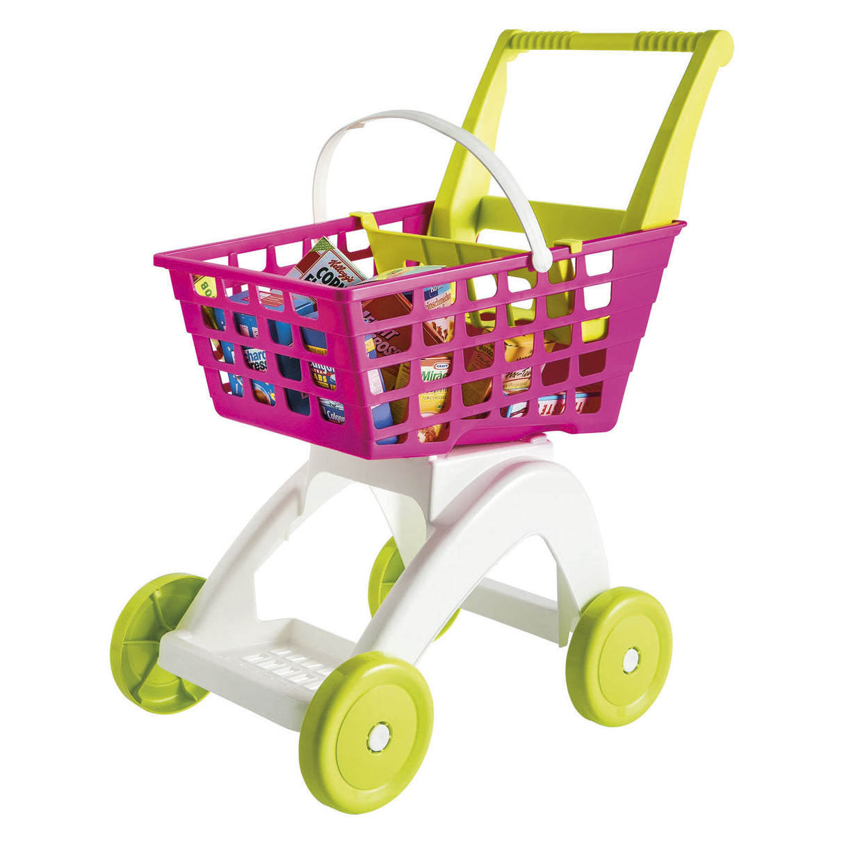 Carrito de compras de Androni + comestibles