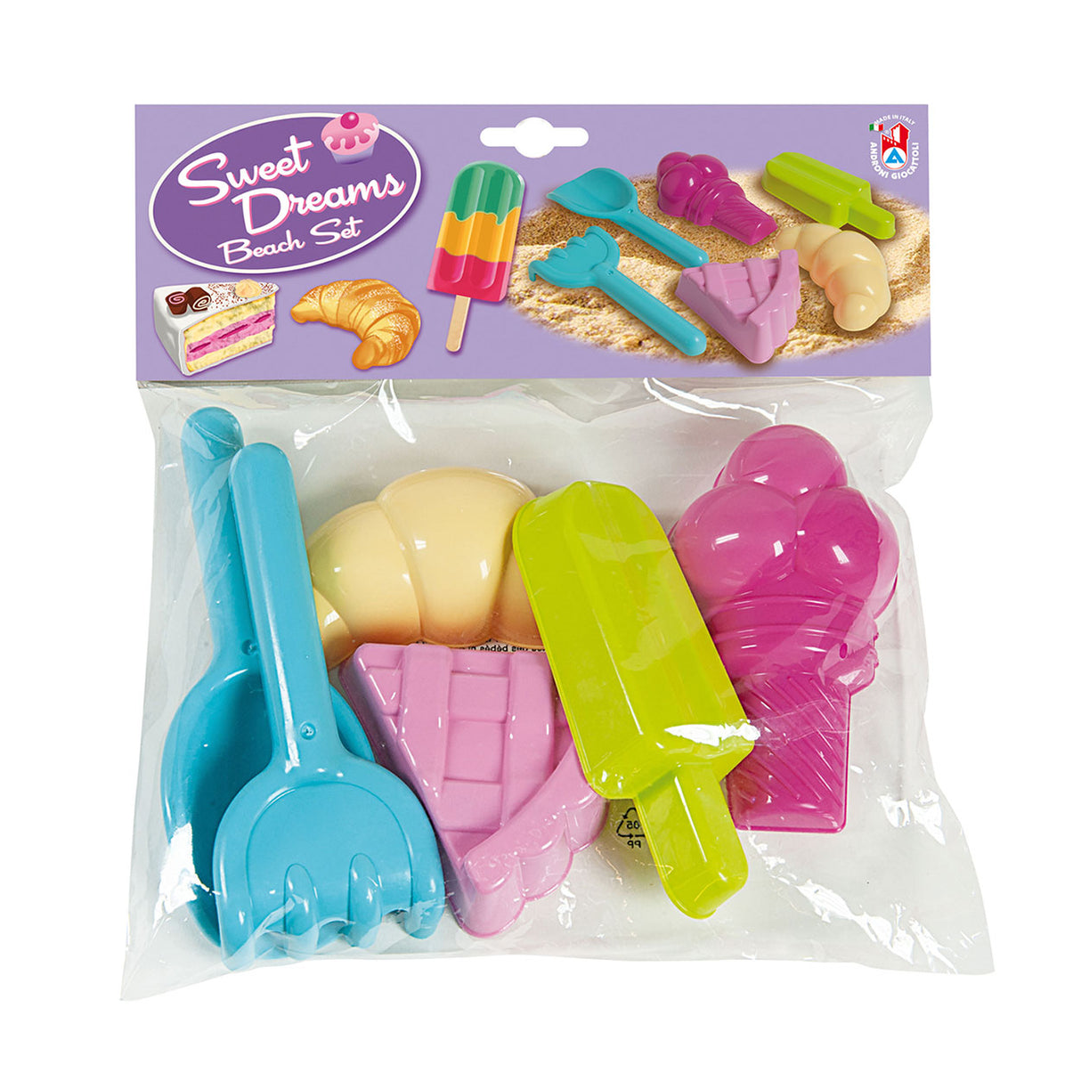 Androni Sandform Set Eiscreme, 6st