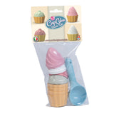 Androni Cupcake-Sandformen mit Schaufel, 9 Stück.