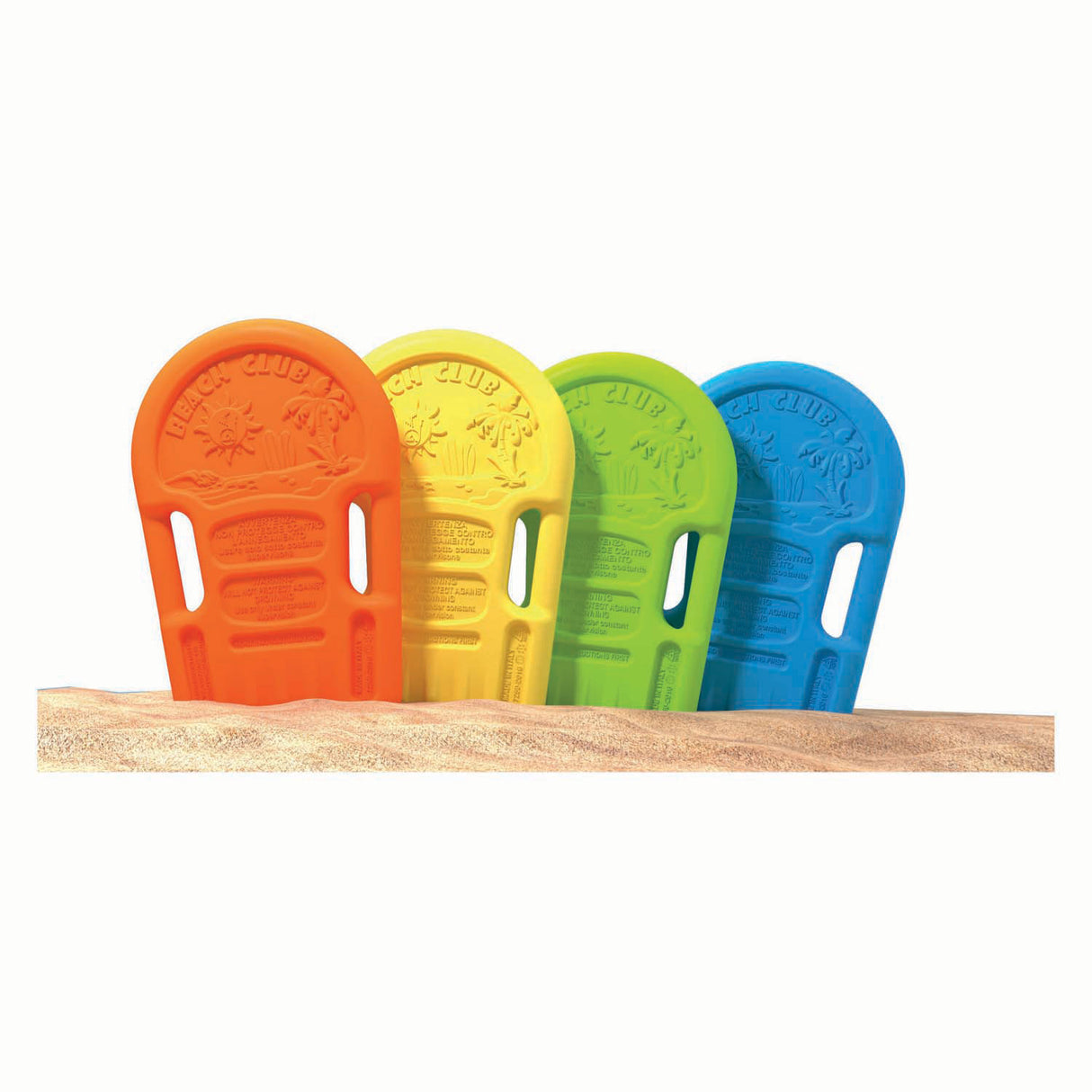 Schwimmbrett 76x37x58,5 cm Farbe 4-fach sortiert | 2 Stk