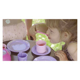 Dantoy Kaffeeset rosa, lila 17-tlg.