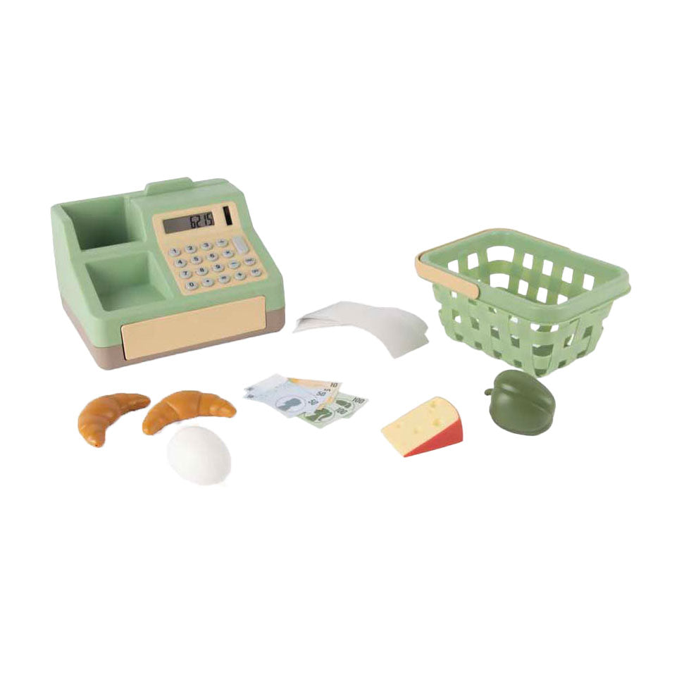 Dantoy-Registrierkasse mit Einkaufskorb und Zubehör