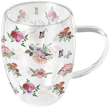 Ambiente doppelwandiges Glas Charlotte weiß 350ml