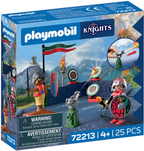 Playmobil knights drakenridder speelset gevechtstraining - ridder speelgoed.
