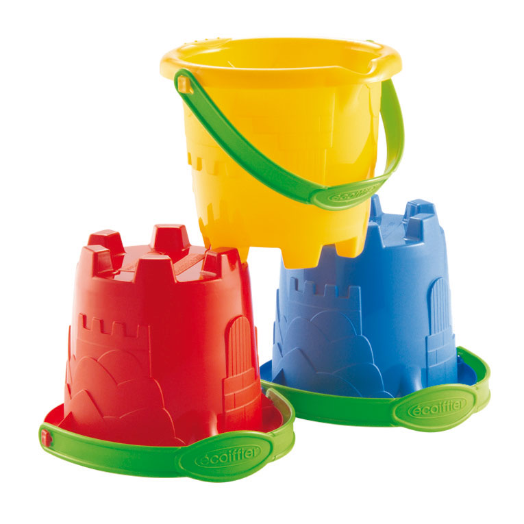 Cubo de ecoiffier pequeño castillo