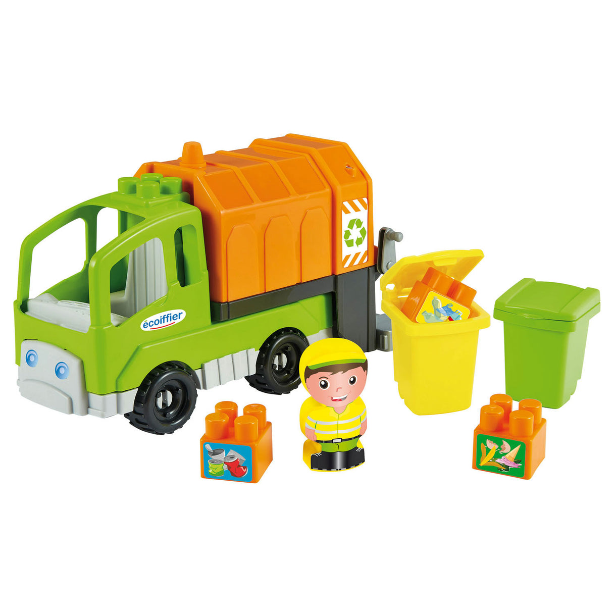 Abrick garbage truck with accessories