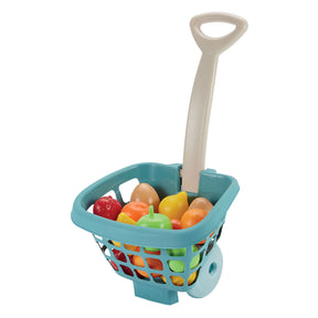 Écoiffier Ecoiffier Einkaufswagen mit Obst - 14-tlg.