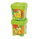 Abrick Building Blocks Dschungel in Aufbewahrungsbox, 70DLG.