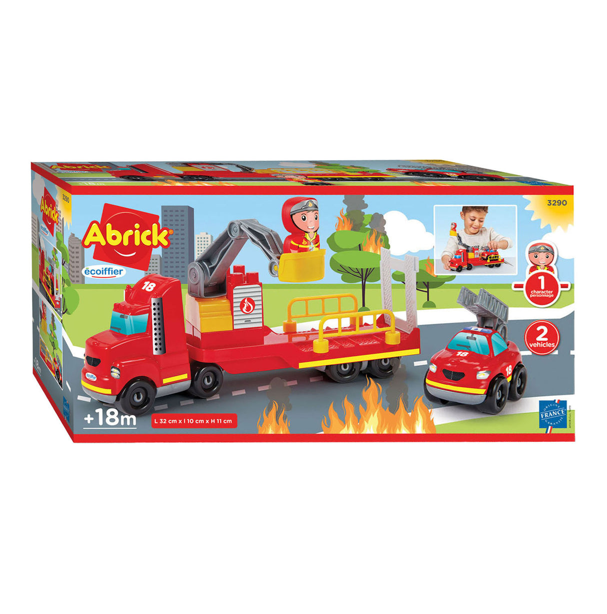 Abrick fire truck with fire truck