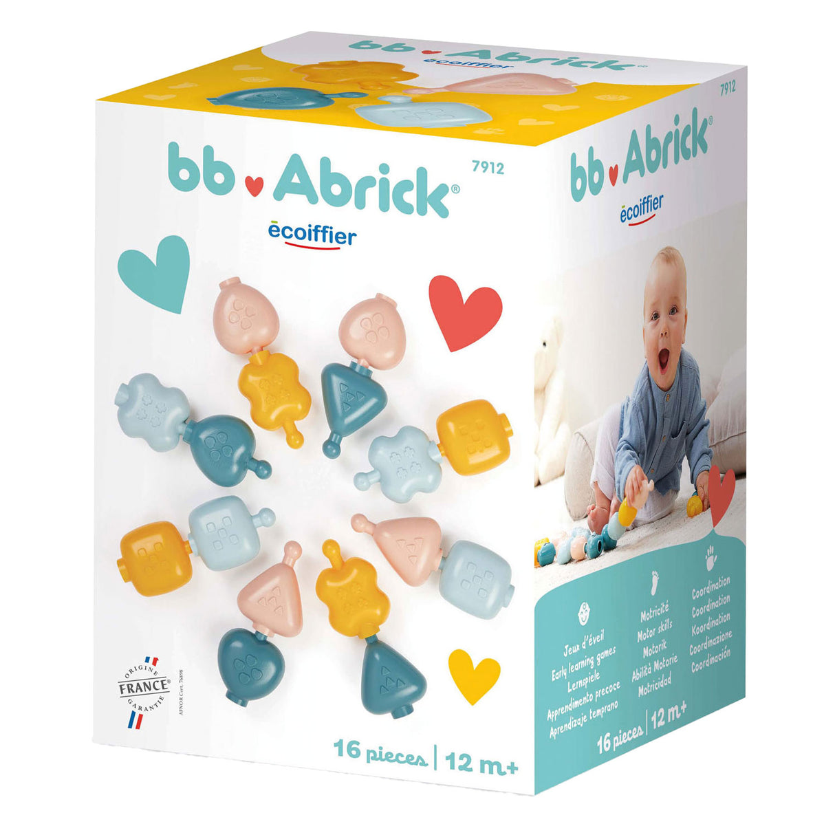 Abrick motor beads building play set, 16dlg.