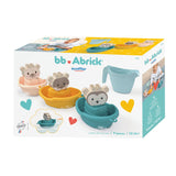 Abrick Bath boats Animals with watering can, 7dlg.