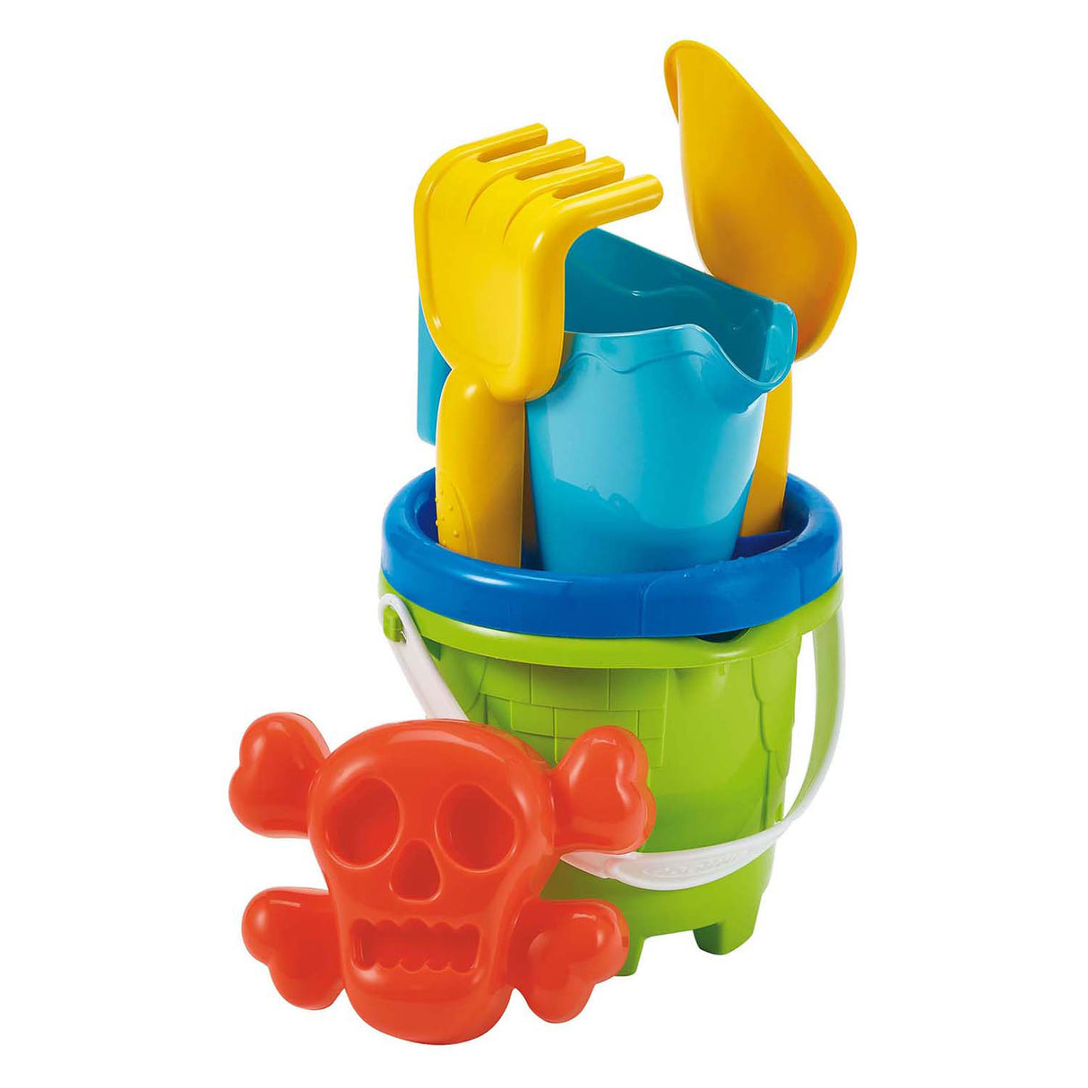 Ecoiffier bucket set pirate with accessories, 6dlg.