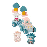 Abrick Ecoiffier Baby My First Tractor con animali divertenti, 25dlg.