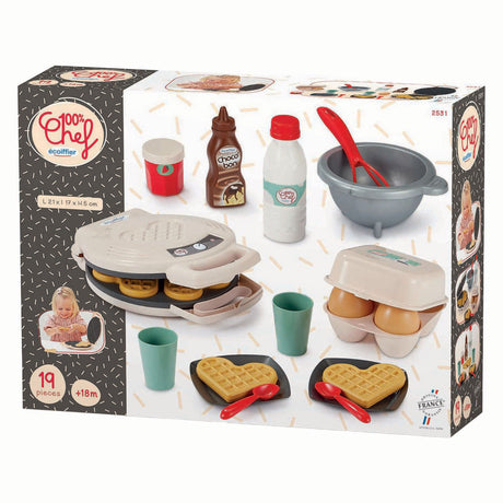 Écoiffier ecoiffier 100 % Chef Waffeleisen - 19 Stk.