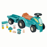 Ecoiffier lenkbarer Traktor mit Anhänger - 15 Stk.