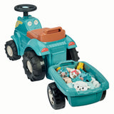Ecoiffier lenkbarer Traktor mit Anhänger - 15 Stk.