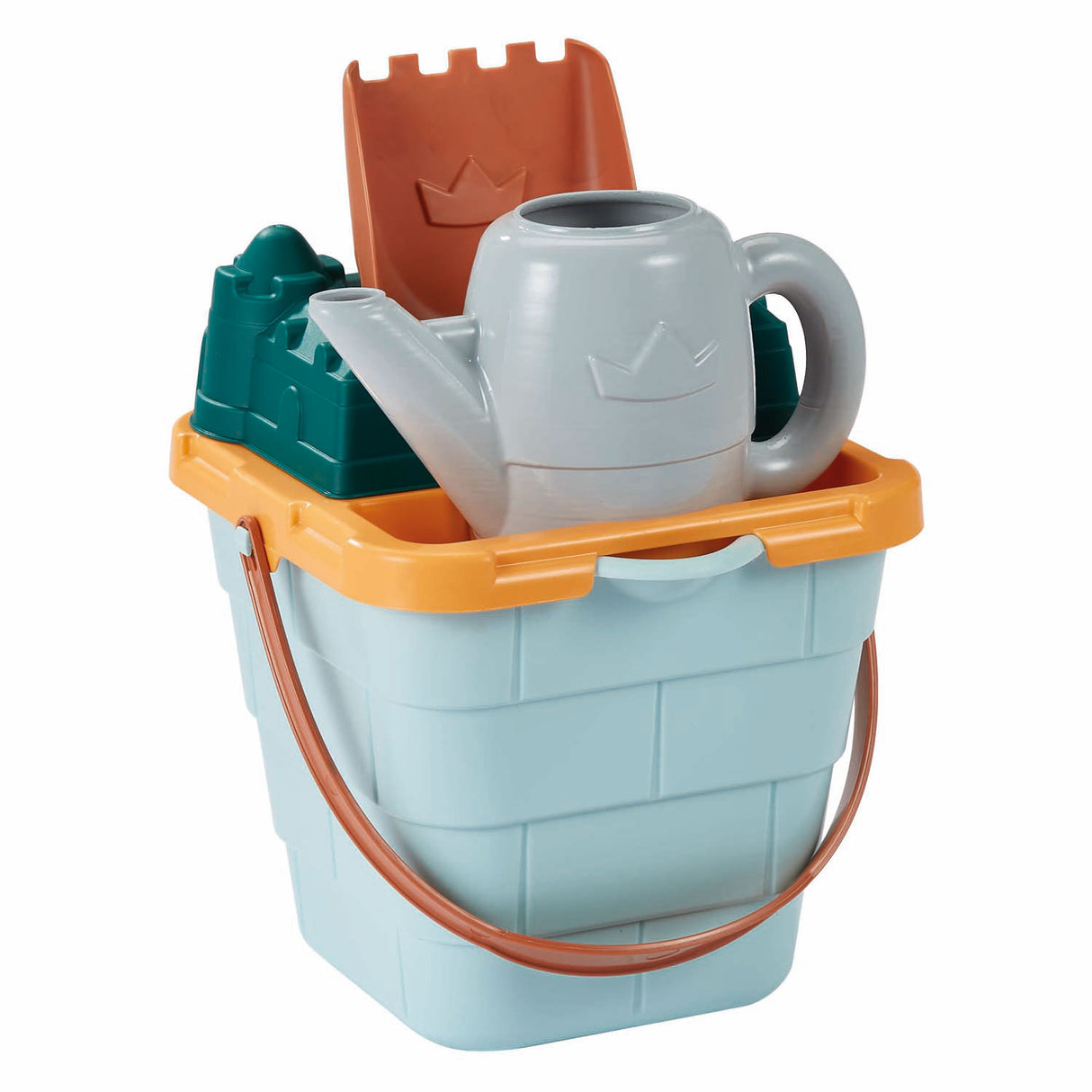 Ecoiffier Sandburg-Eimer – 16 cm, 6 Stück.